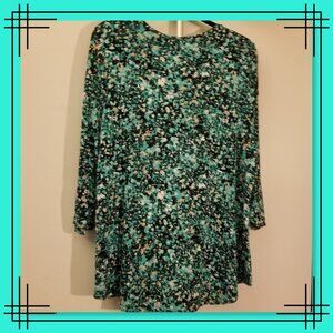 JM Collection 3/4" Sleeve Top